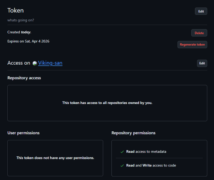 github не принимает "git push"